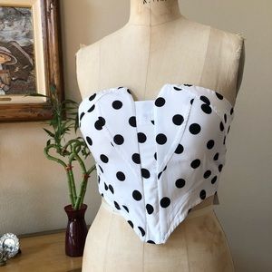 Seek bustier top